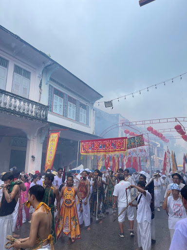 The Phuket Vegetarian Festival in full swing.